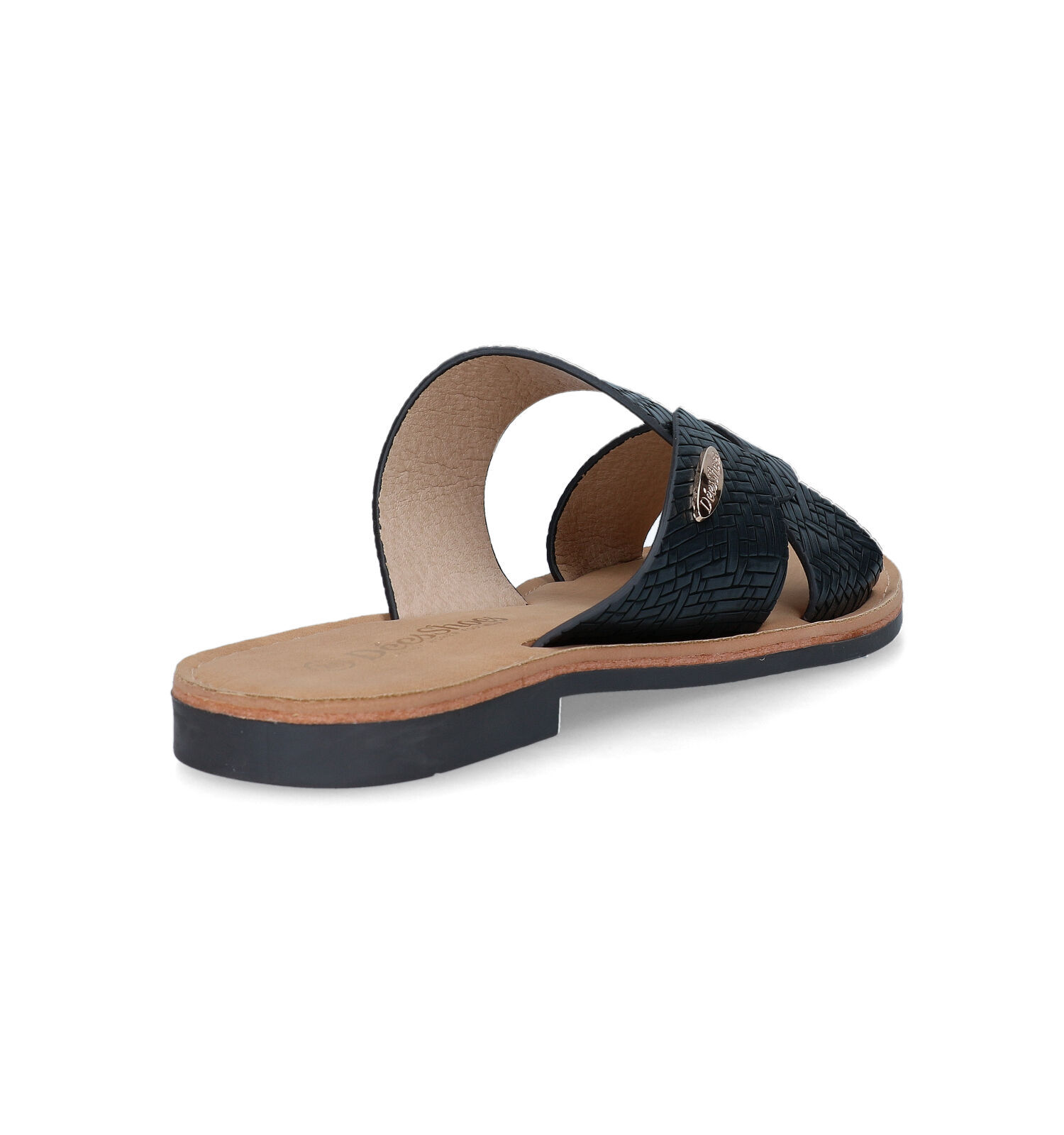 Donkerblauwe slippers dames outlet