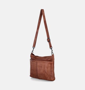 Bear Design Crossbody tassen Zwart/Cognac