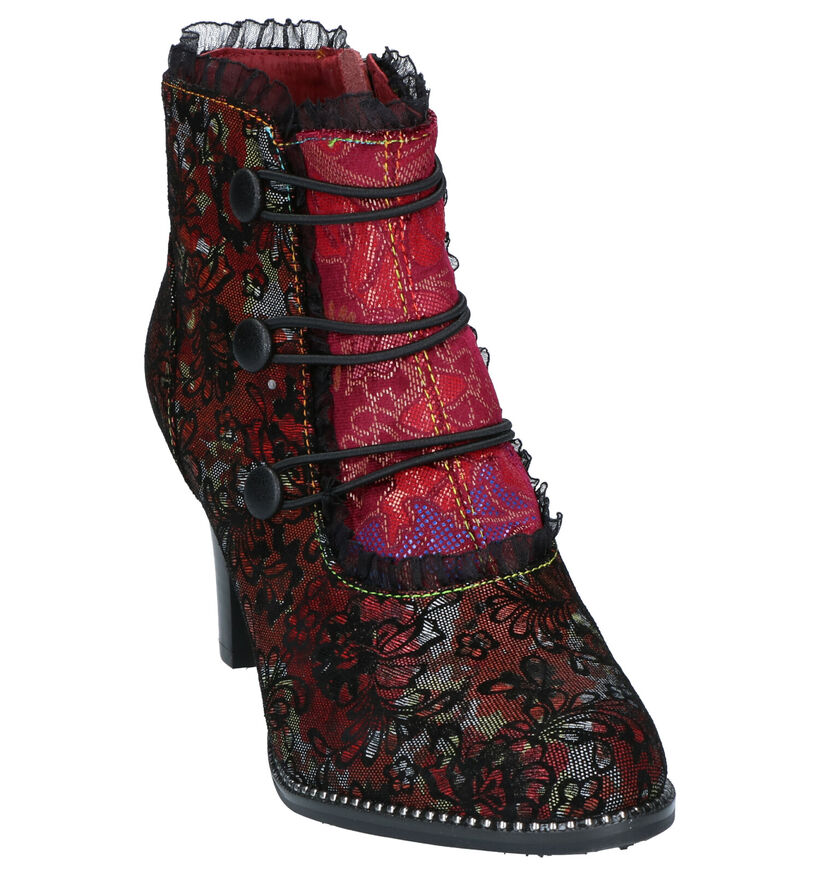 Laura Vita Alcbaneo Bottillons en Rouge en nubuck (261489)