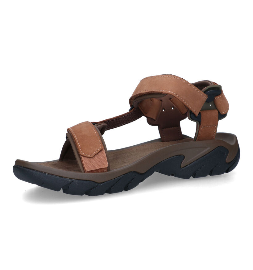 Teva Terra Sandales en Camel en nubuck (321947)