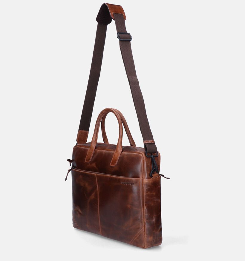 Maverick Sac d'ordinateur portable en Marron pour hommes (358819)
