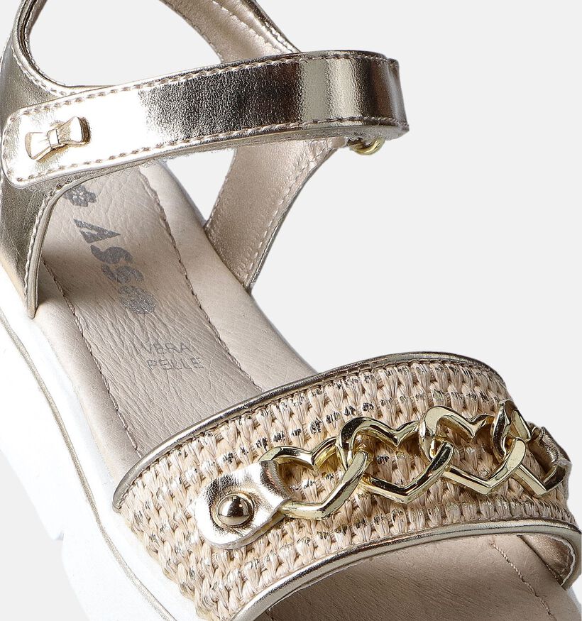 Asso Sandales en Or pour filles (356824)