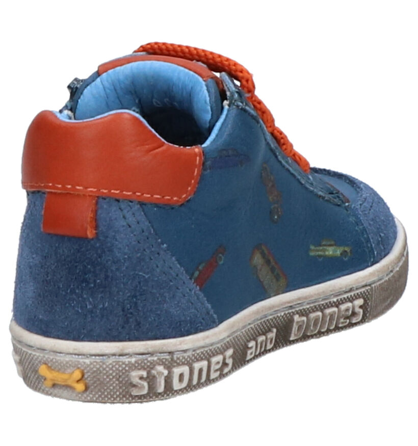 STONES and BONES COOP Chaussures à lacets en Vert en cuir (255455)