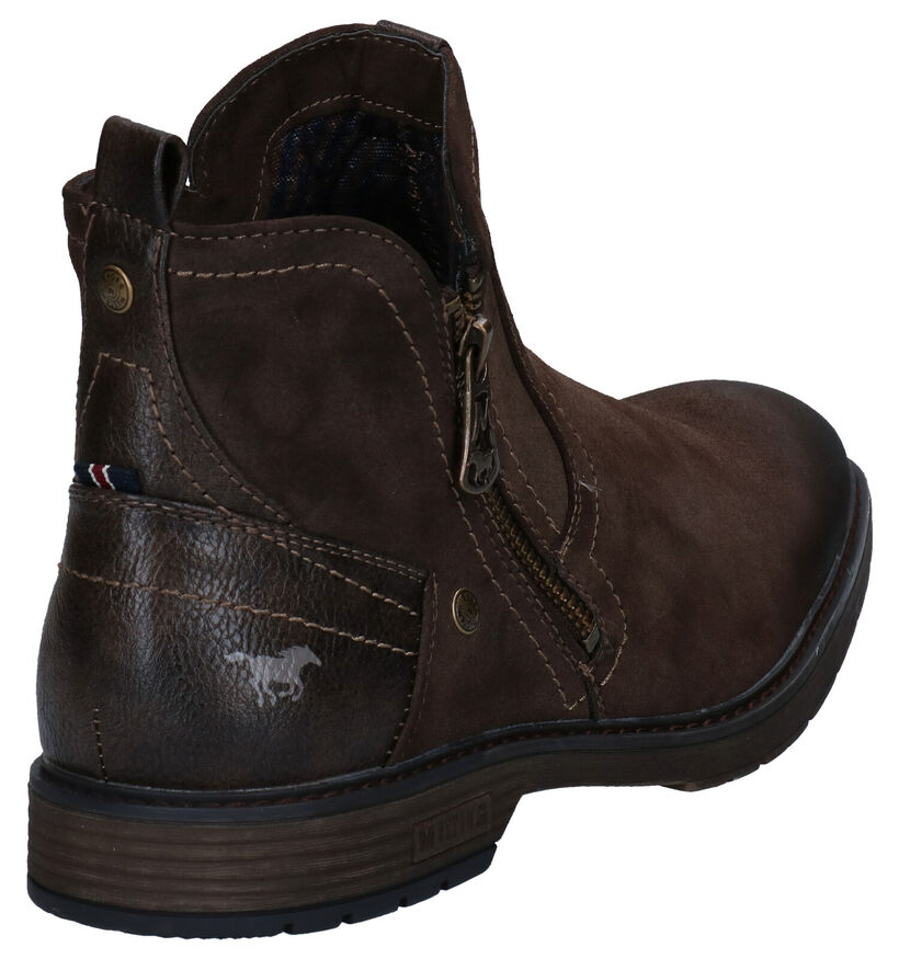 Mustang Bruine Boots in stof (280939)