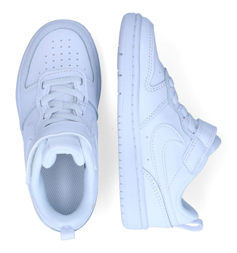 Nike Court Borough Low Witte Sneakers voor jongens, meisjes (302140)