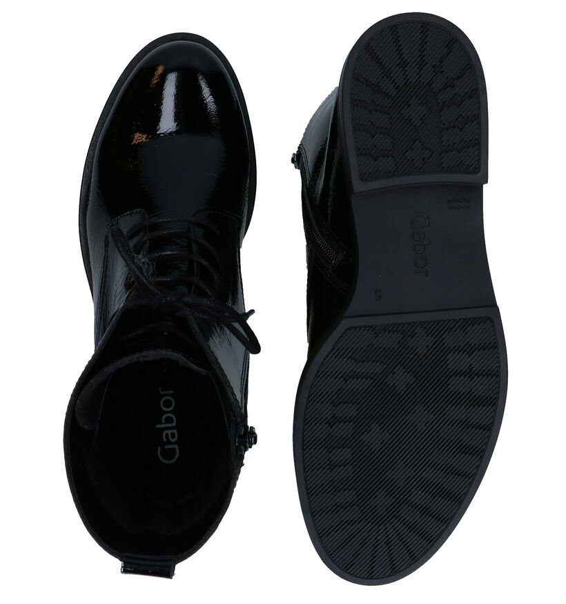 Gabor Best Fitting Bottillons en Noir en cuir (282396)