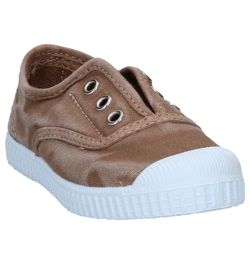 Cienta Blauwe Slip-ons voor jongens, meisjes (340020) - geschikt voor steunzolen