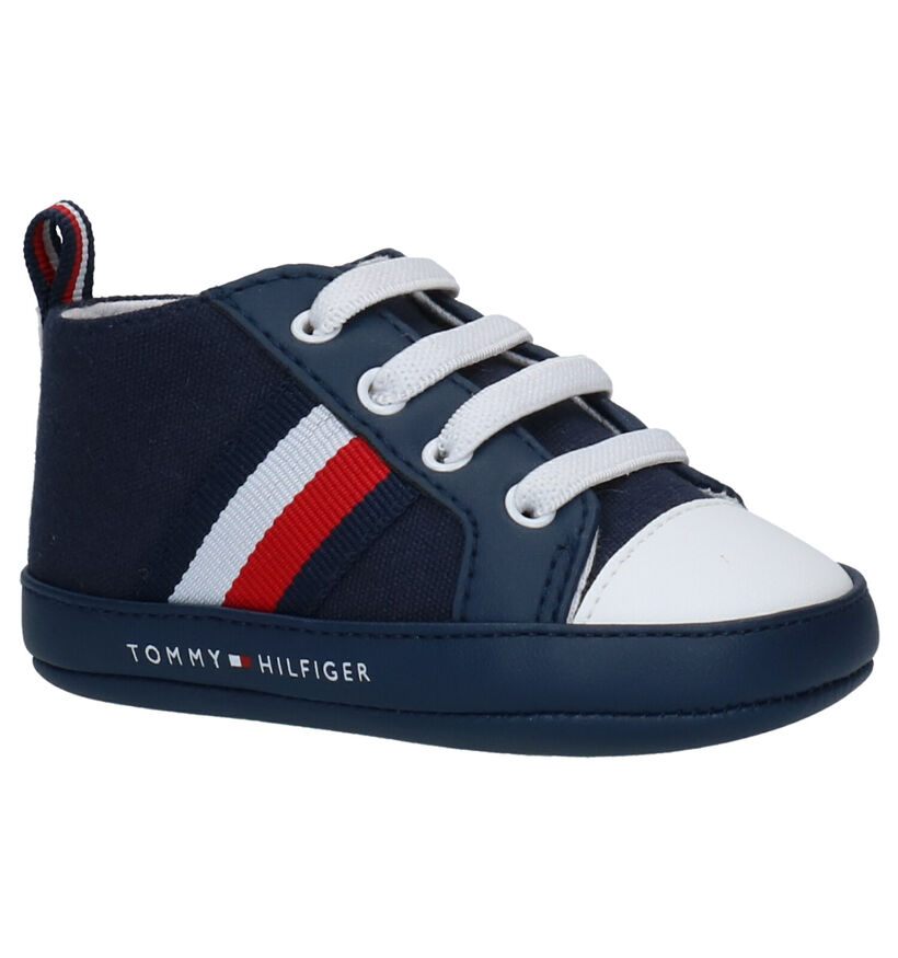 Tommy Hilfiger Blauwe Babyschoentjes in kunstleer (266589)