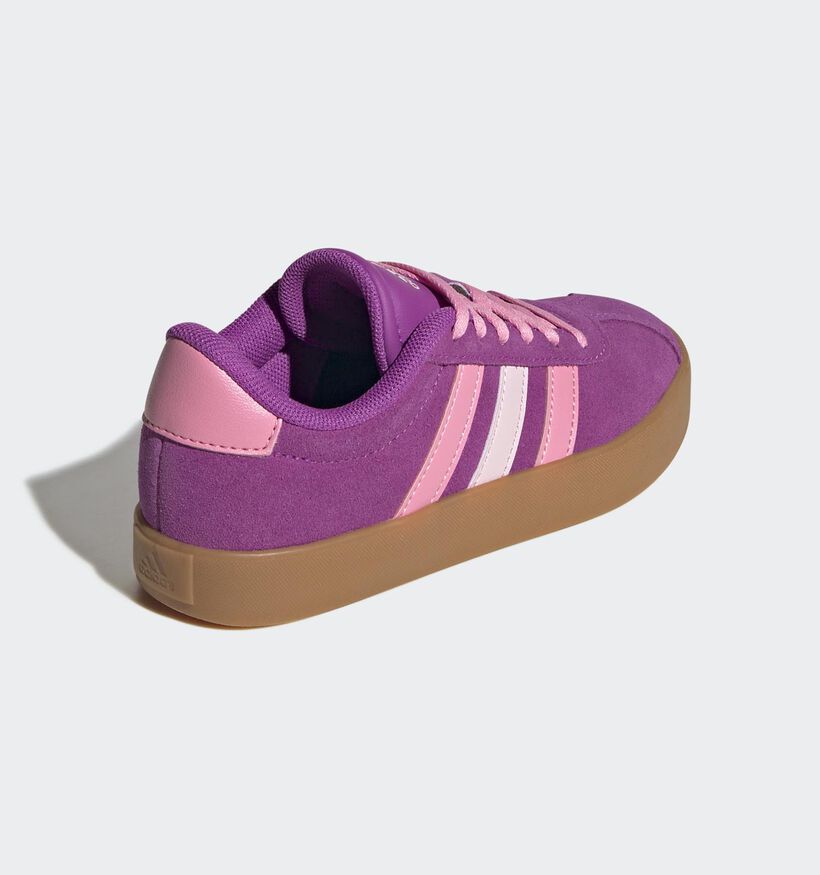 adidas Court 3.0 Paarse Sneakers voor meisjes (350161)