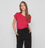 Vila Dreamers New Pure T-shirt en Rouge pour femmes (328833)