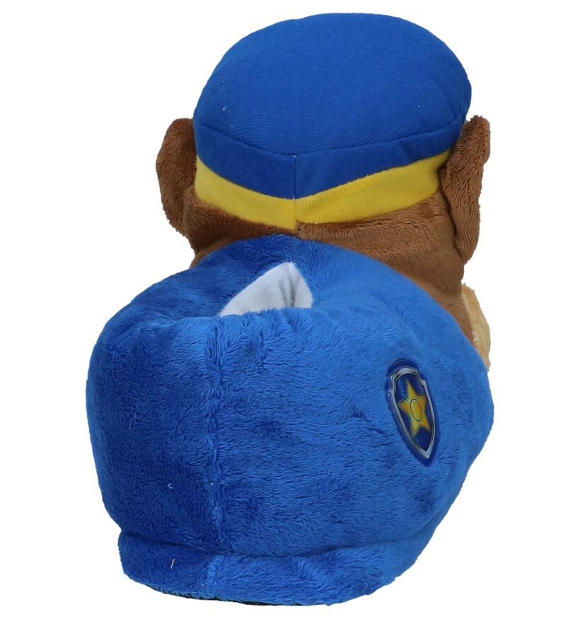 Paw Patrol Pantoufles fermées en Bleu foncé en textile (232442)