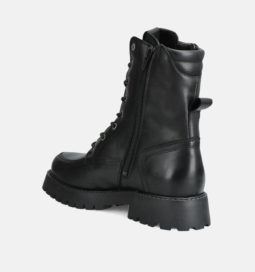 Laurent David Zwarte Veterboots voor dames (364490)