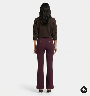 Guess Pantalons Bordeaux