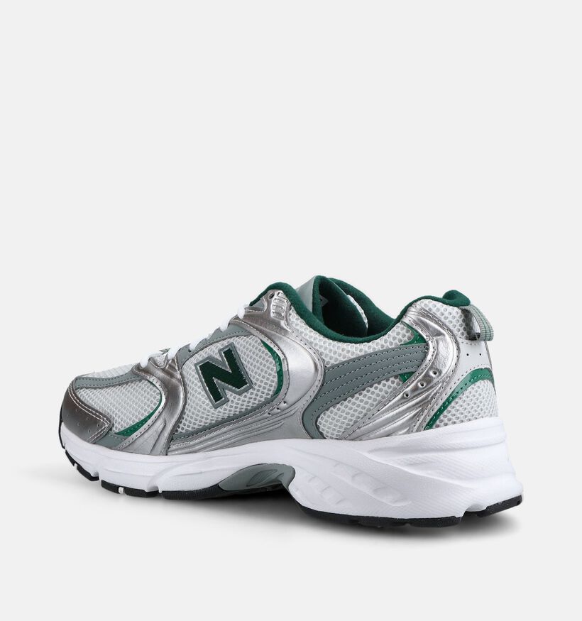 New Balance 530 Baskets basses en Argent pour hommes (375115) - pour semelles orthop&eacute;diques
