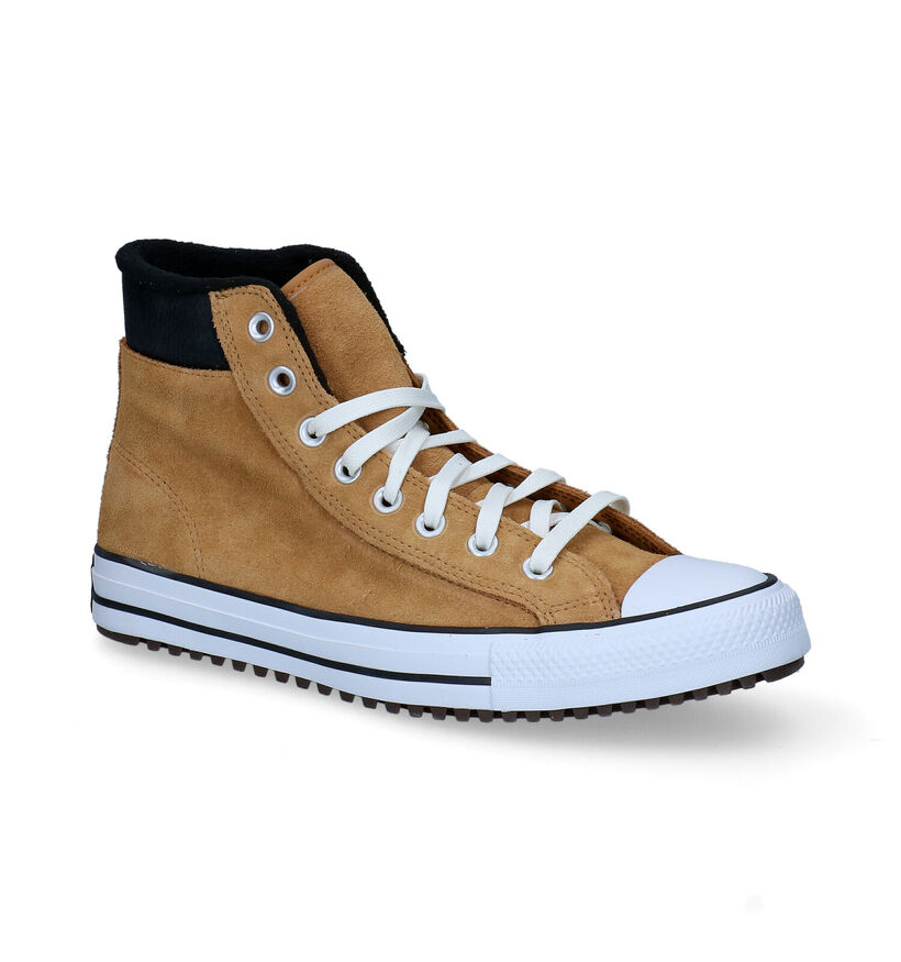 Converse Chuck Taylor AS PC Boot HI Basket en Noir en daim (293731)