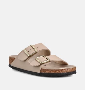 Birkenstock Arizona Slippers Triples Sandcastle/Oyster/Triples New Beige/Pink Clay