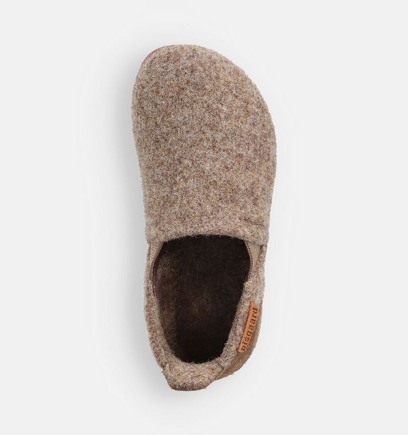 Bisgaard Camel Donkerbeige Pantoffels voor jongens (372369)