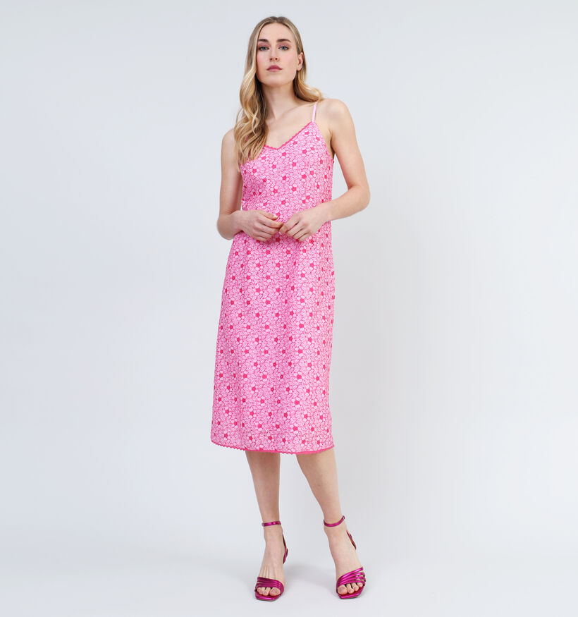 Vero Moda Soney Lace Robe en Rose pour femmes (327237)