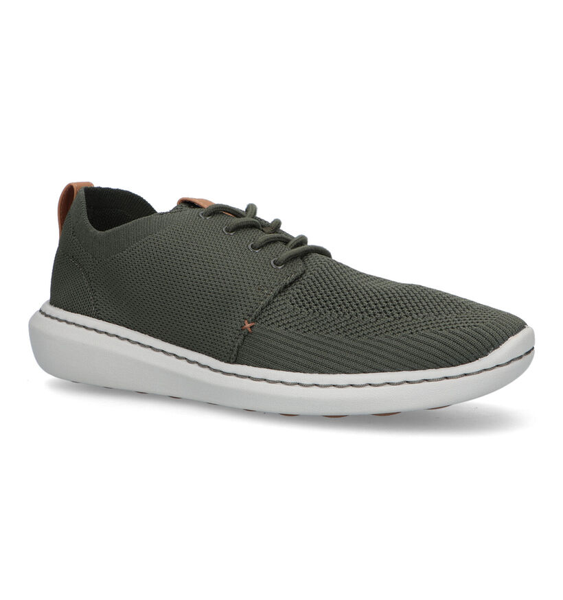 Clarks Step Urban Mix Blauwe Veterschoenen voor heren (337765) - geschikt voor steunzolen