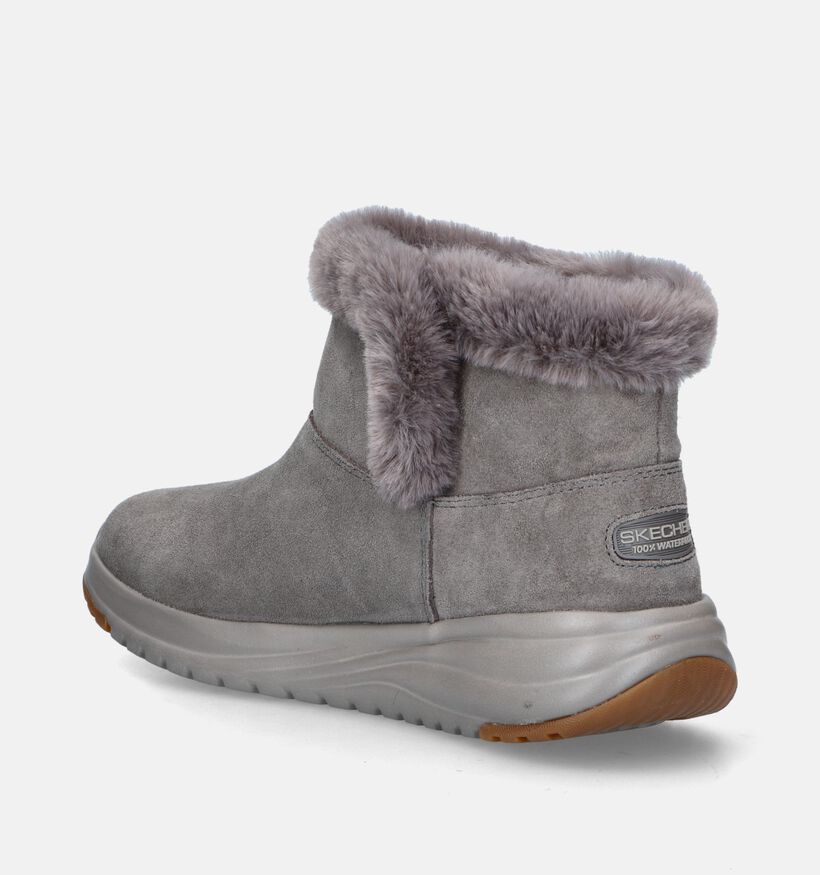 Skechers On-The-Go Stellar Cozy Step Taupe Boots voor dames (345180)