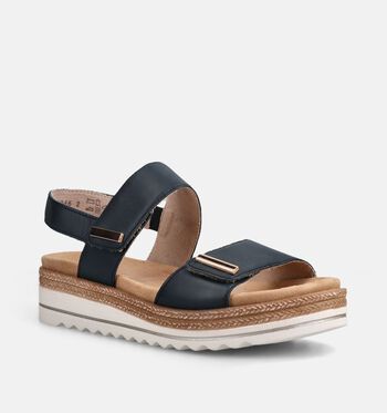 Remonte Sandalen Cognac/Blauw