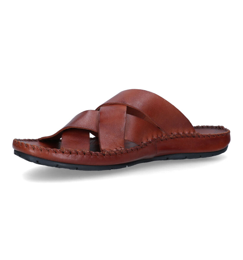 Pikolinos Tarifa Nu-pieds en Cognac pour hommes (339801)