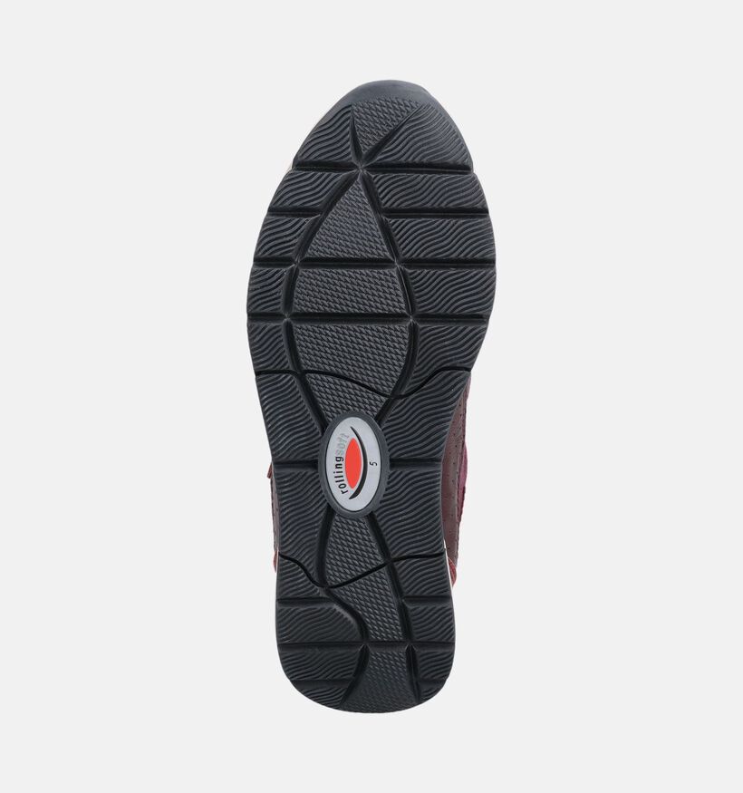 Gabor Bordeaux Sneakers voor dames (376940) - geschikt voor steunzolen