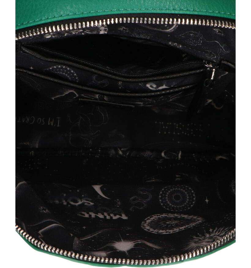 Desigual Embossed Sac à Dos en Vert en simili cuir (299647)