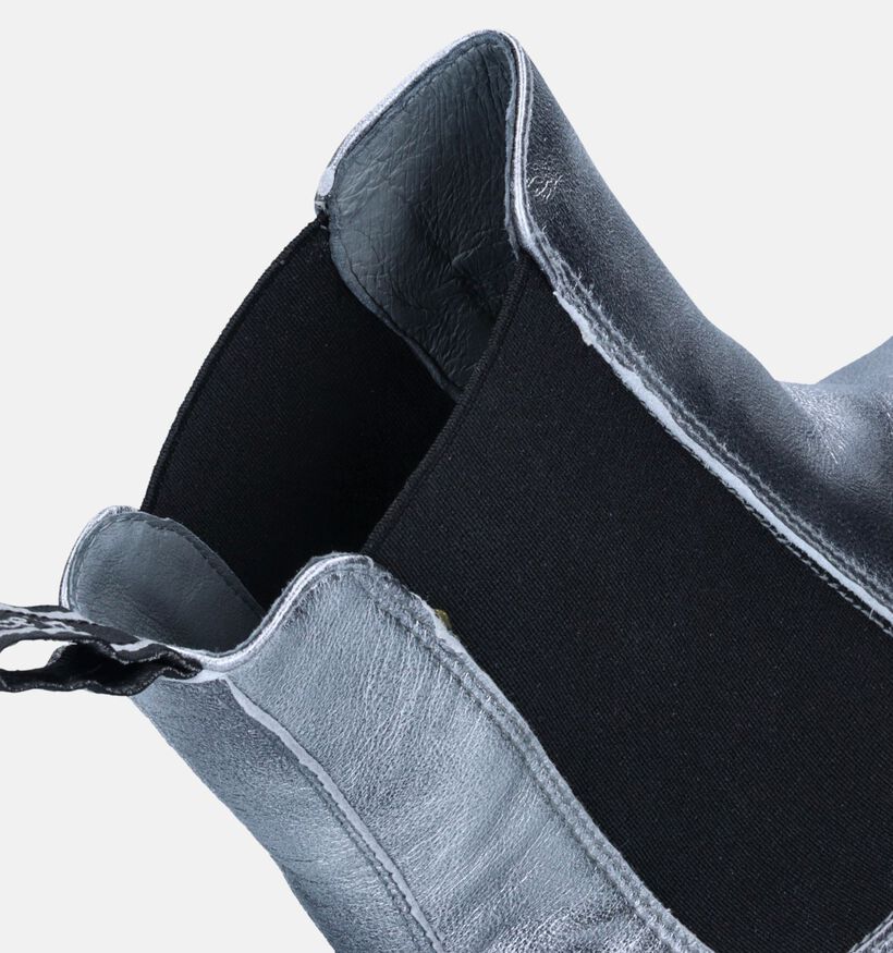 NeroGiardini Zilveren Chelsea boots voor dames (347568) - geschikt voor steunzolen