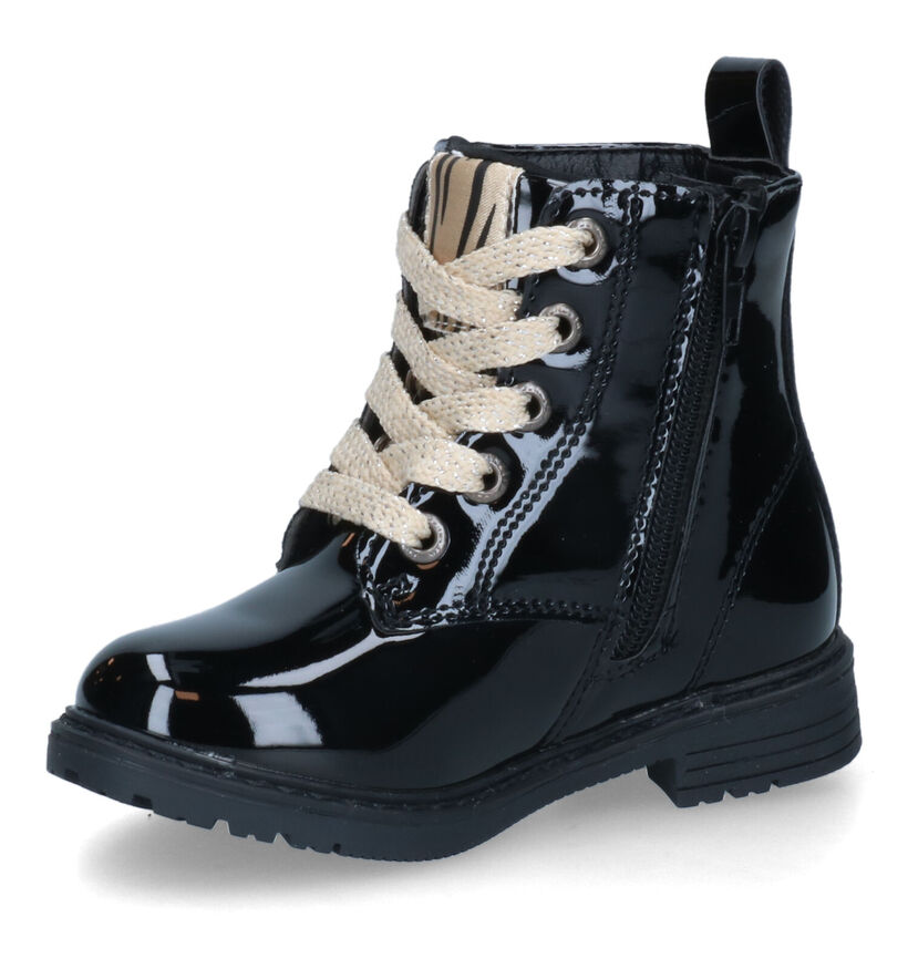 Milo & Mila Bottines robustes en Noir pour filles (313320)