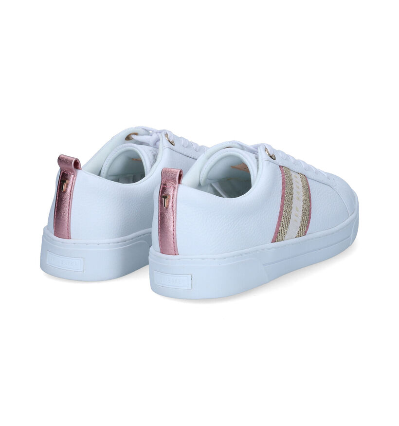 Ted Baker Bailey Baskets en Blanc en cuir (305673)