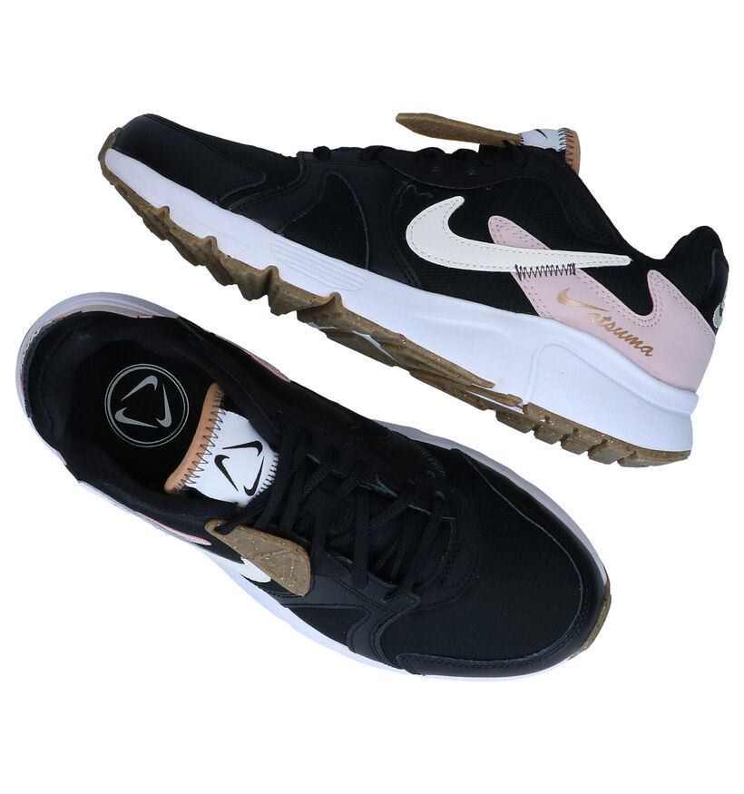 Nike Baskets basses en Noir en simili cuir (277469)