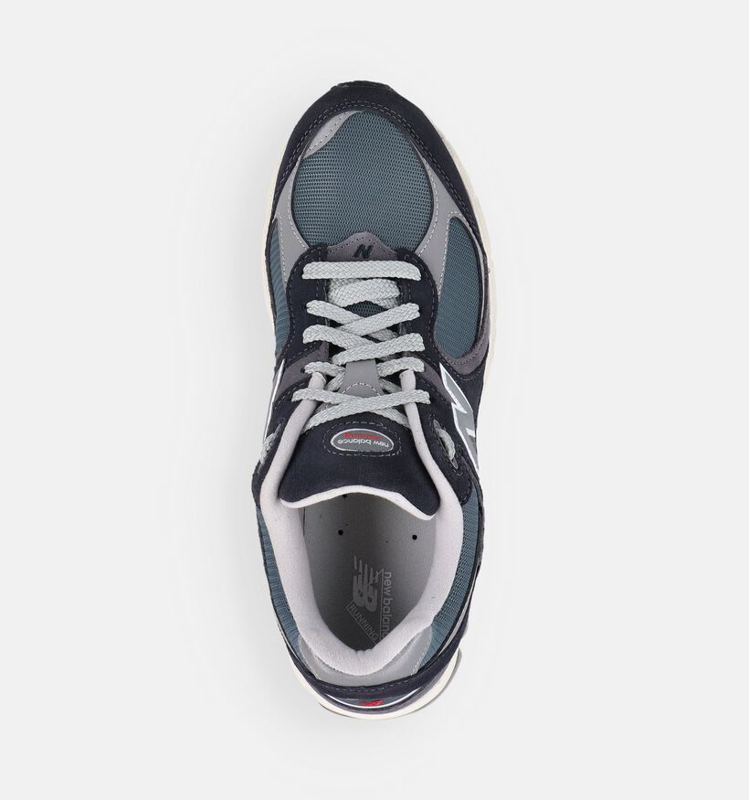 New Balance 2002 Baskets basses en Bleu pour hommes (375117) - pour semelles orthop&eacute;diques