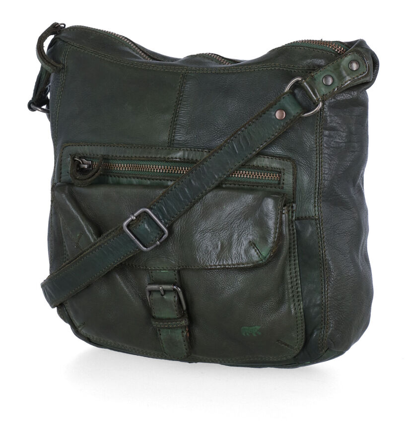 Bear Design Groene Crossbody Tas voor dames (350764)