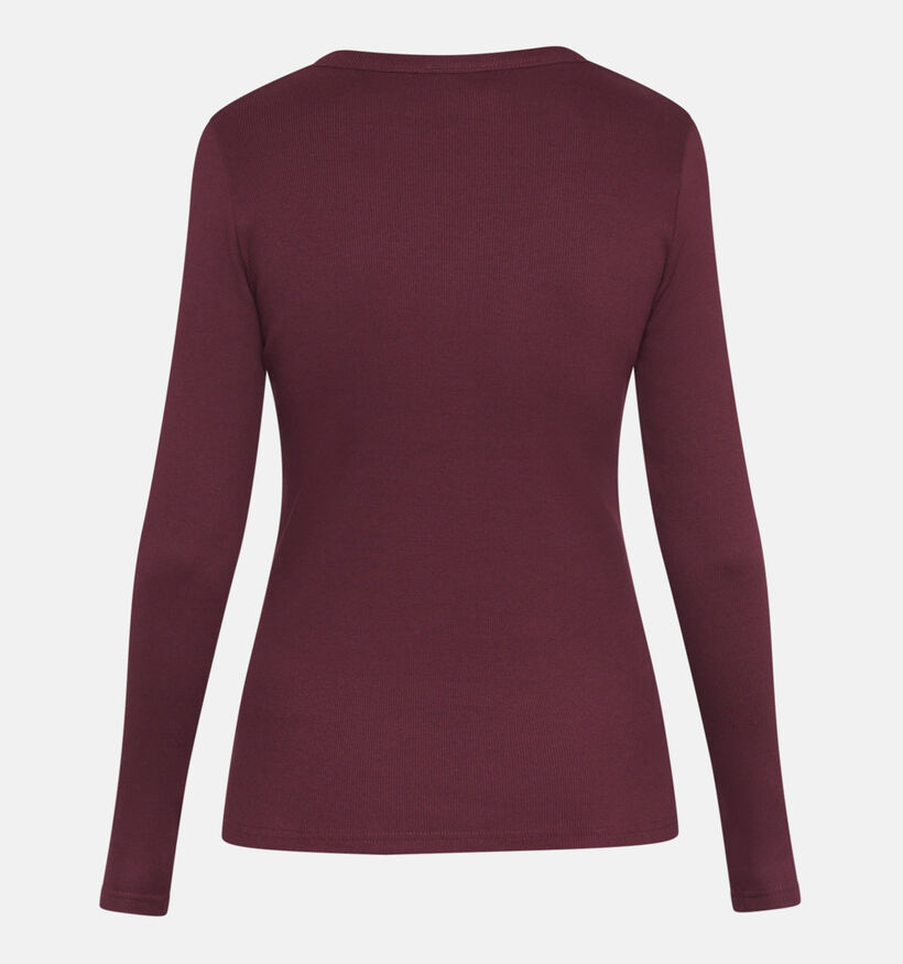 Sisters Point Eike Longsleeves en Bordeaux pour femmes (371958)