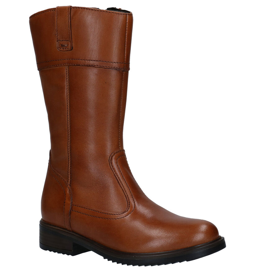 Loli Laly Bottes hautes en Cognac en cuir (298605)