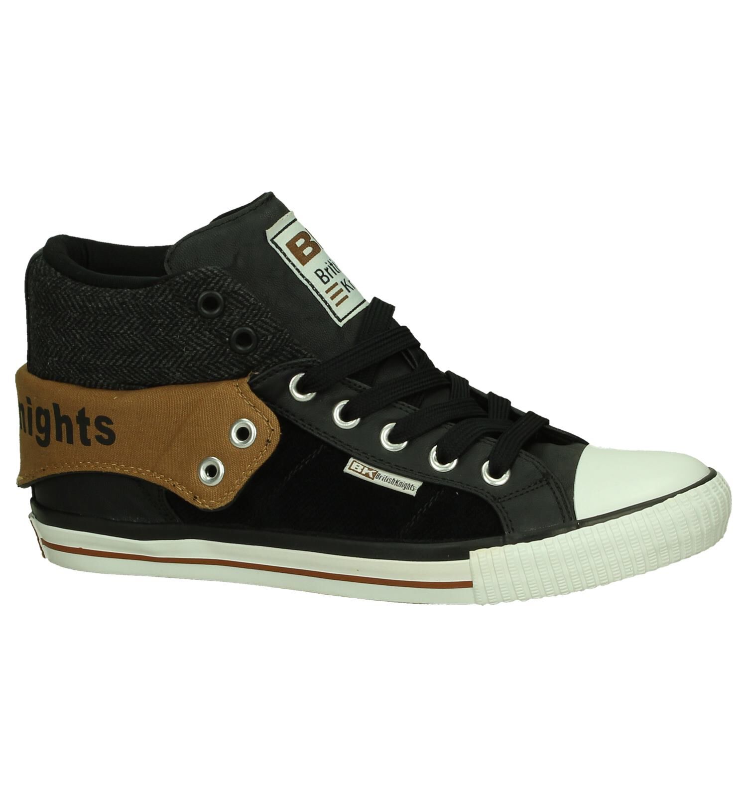 BK Sneakers hautes Noir Hommes Baskets en ligne sur TORFS.BE