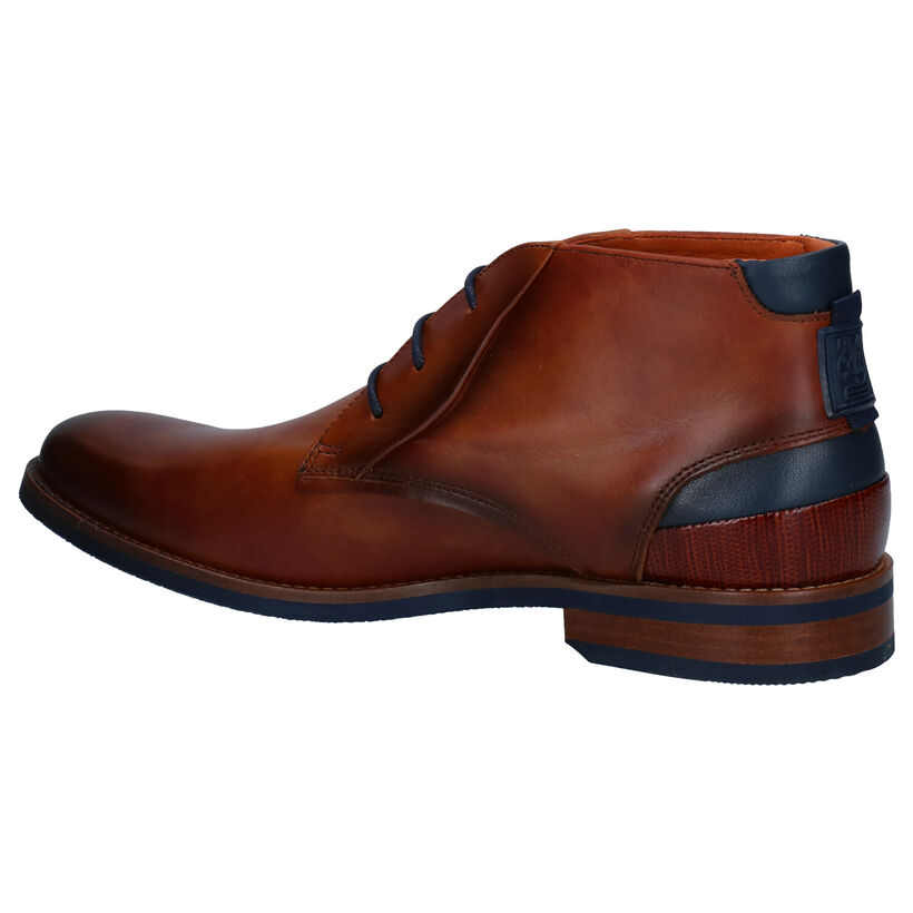 Van Lier Chaussures habillées en Cognac en cuir (291347)