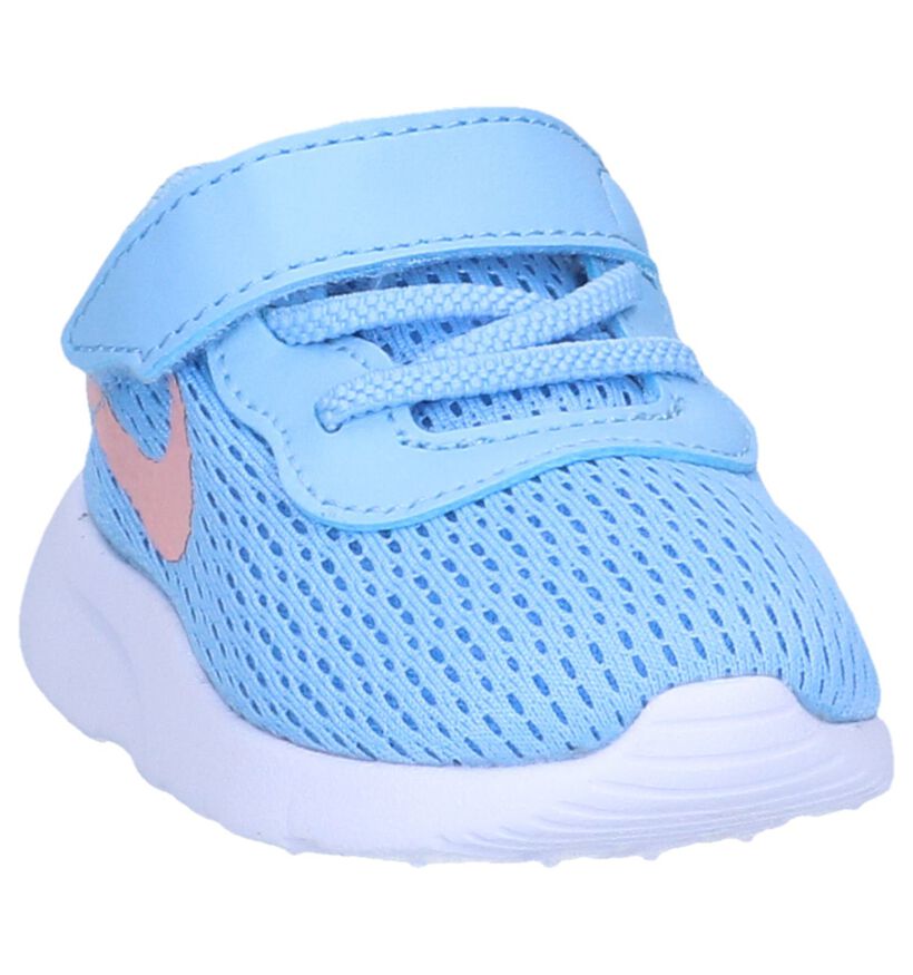 Blauwe Babysneakers Nike Tanjun TD in stof (249976)