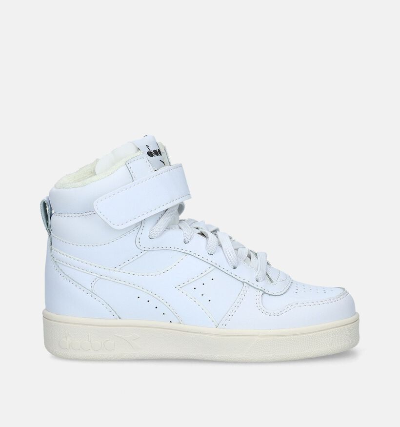 Diadora Magic Basket MID GS Witte Sneakers voor jongens, meisjes (336223)