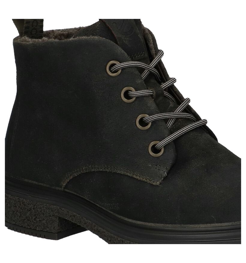 ECCO Crepetray Bottillons en Vert kaki en daim (235917)