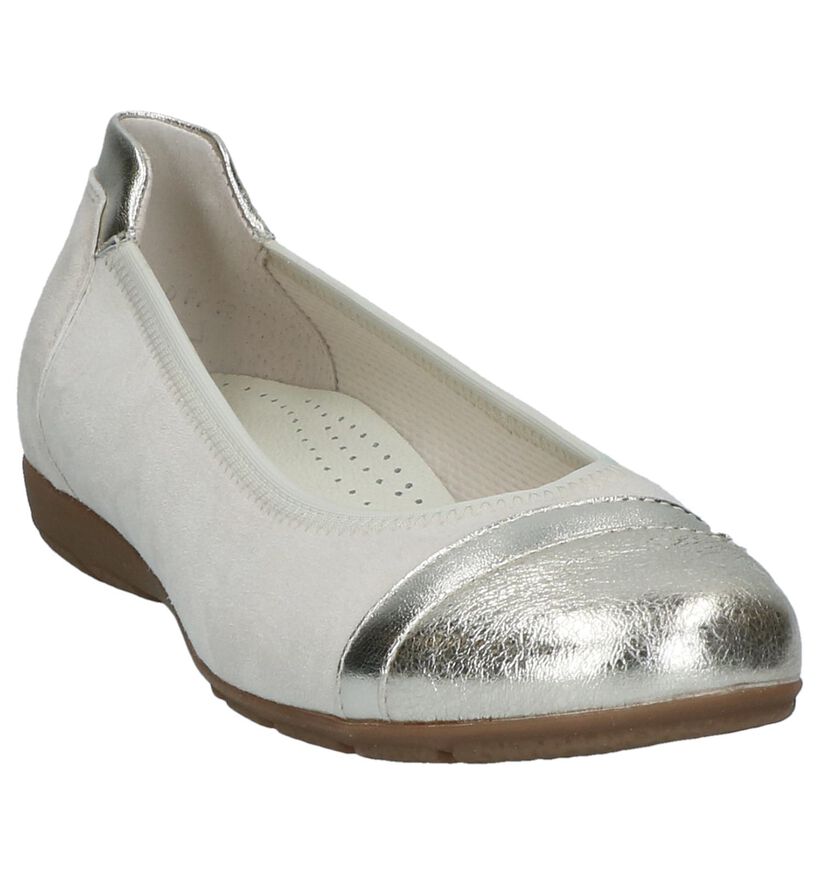 Gabor Hovercraft Ballerines en Gris clair en daim (216160)