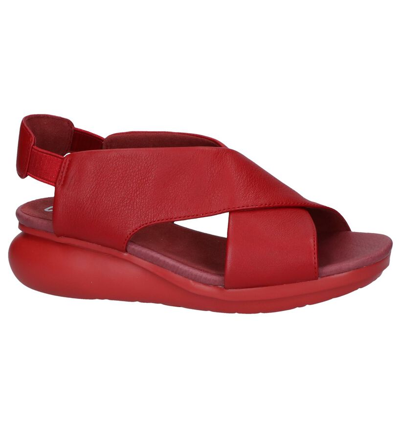 Camper Rode Sandalen in leer (288392)