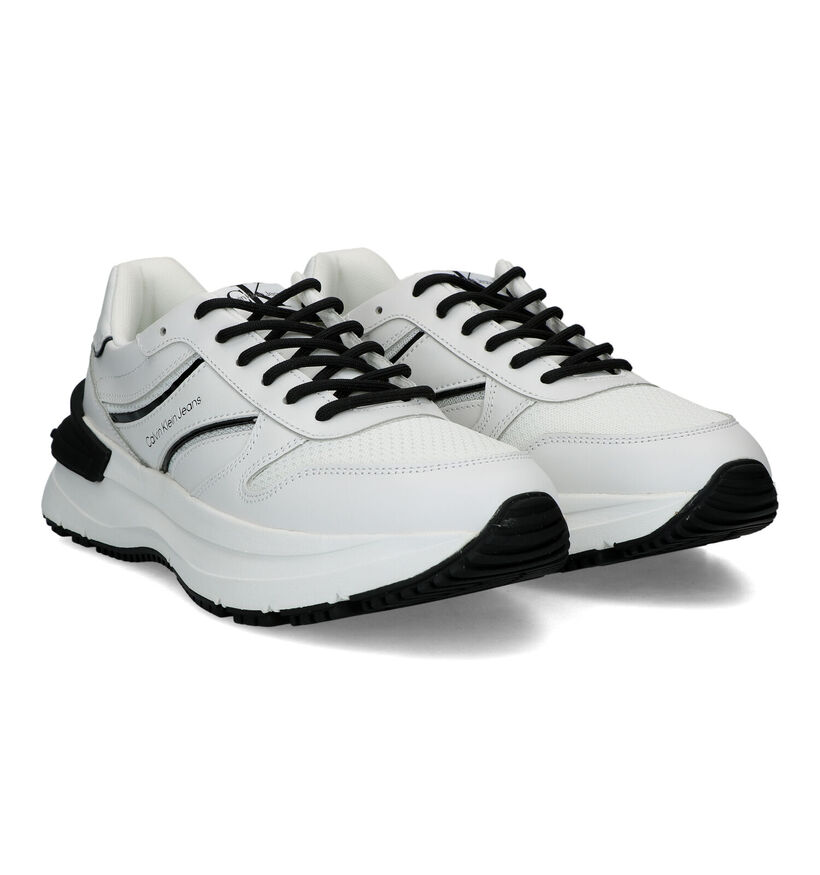 Calvin Klein Chunky Witte Sneakers voor dames (318624) - geschikt voor steunzolen