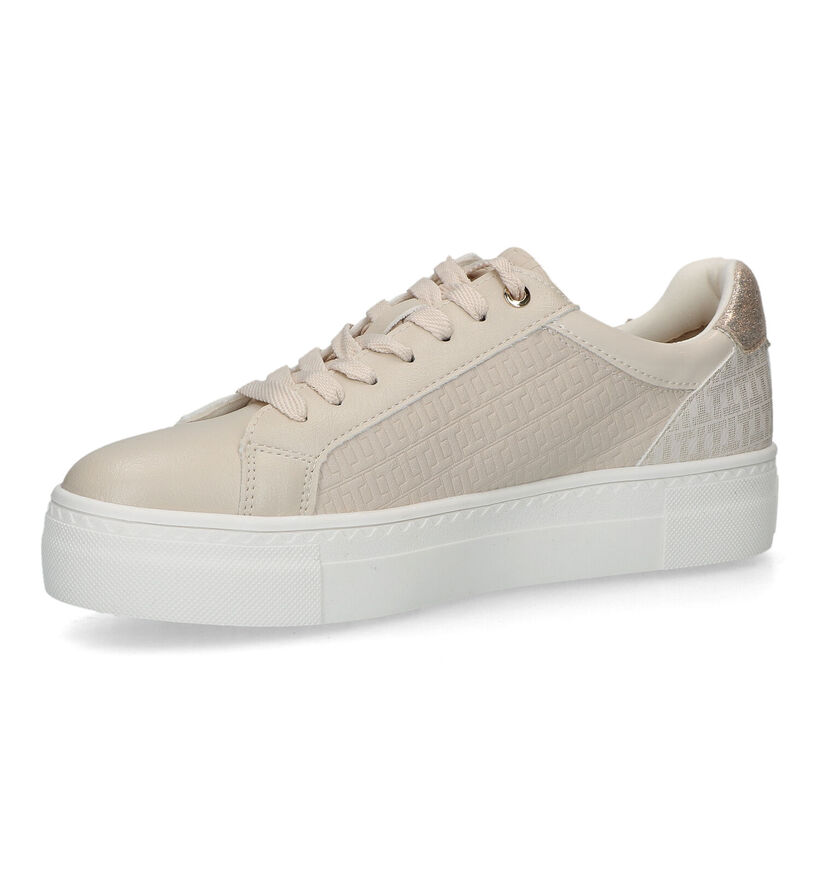 Tamaris Beige Paltform Sneakers voor dames (320509) - geschikt voor steunzolen