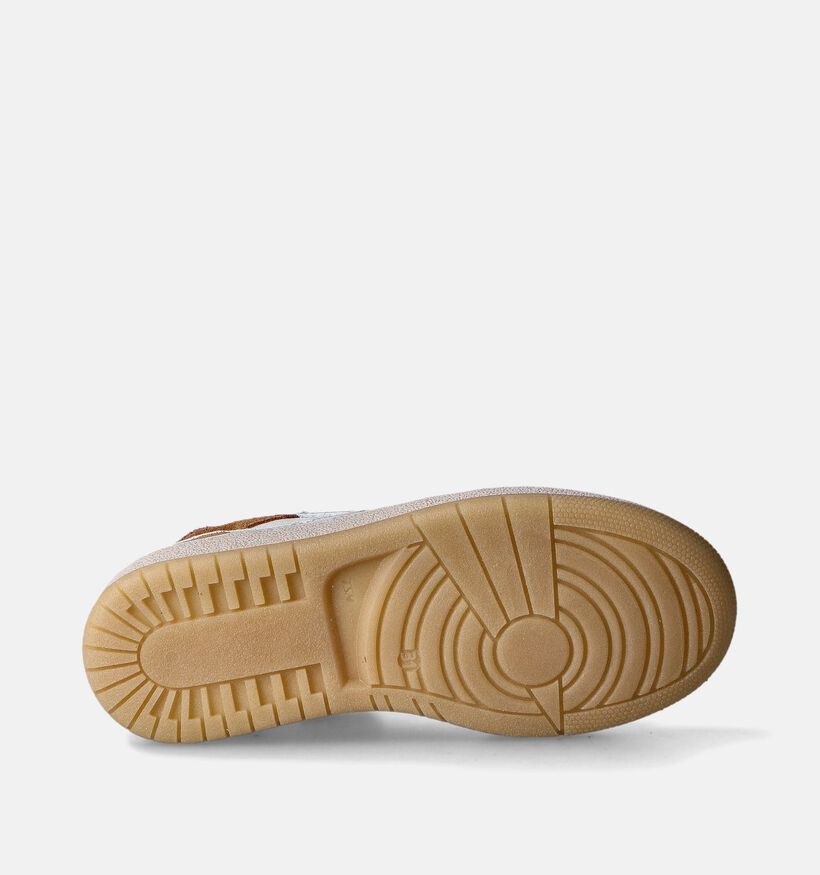 STONES and BONES Loran Witte Veterschoenen voor jongens (352690) - geschikt voor steunzolen