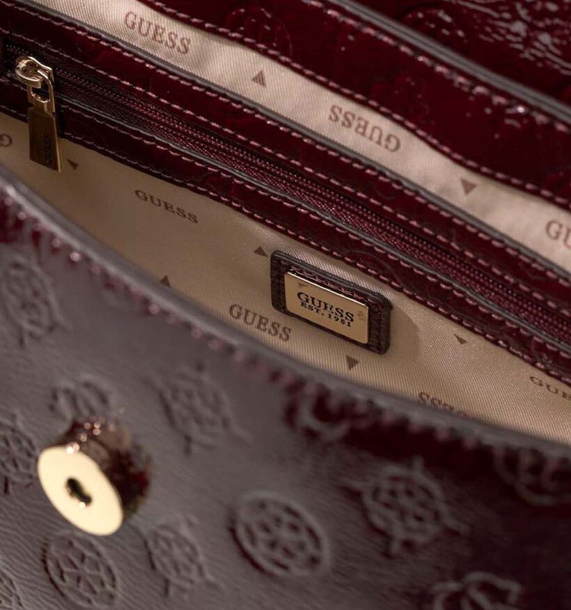 Guess Carmella Bordeaux Crossbodytas voor dames (381080)