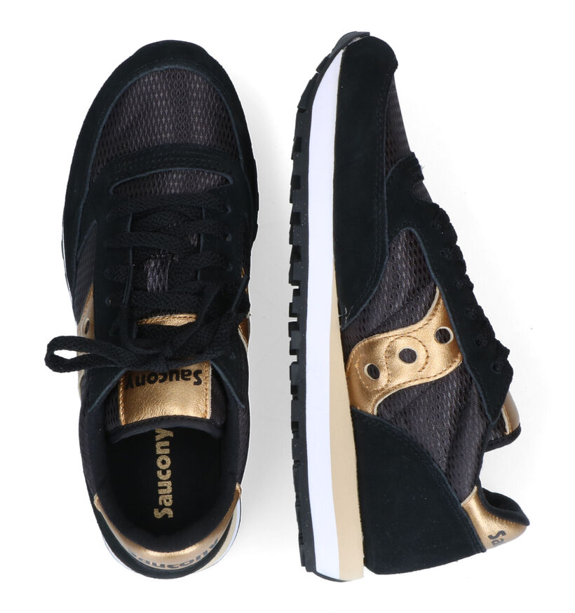 Saucony Jazz Original Zwarte Sneakers voor dames (312499) - geschikt voor steunzolen