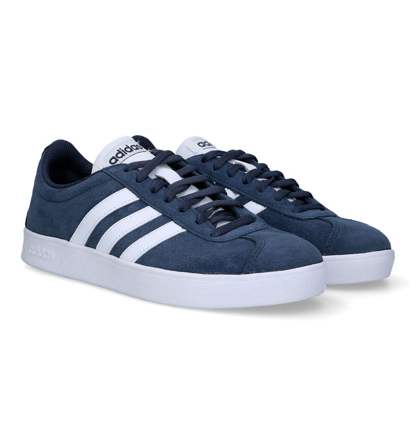 adidas VL Court 2.0 Zwarte Sneakers voor dames (326521)