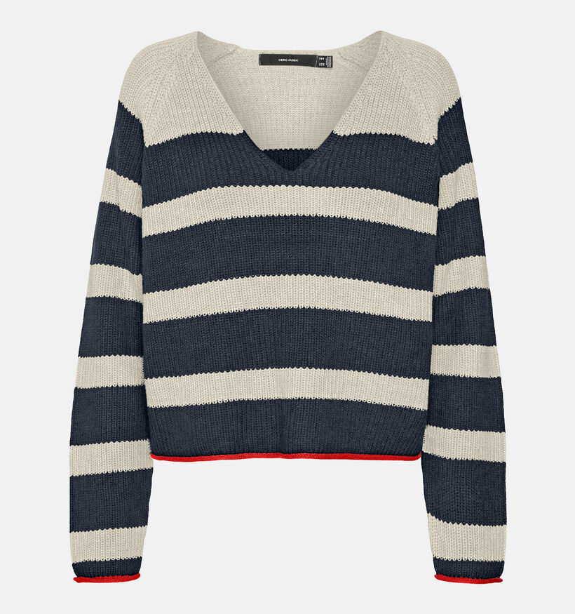 Vero Moda Fabulous Blauwe Gestreepte trui voor dames (352177)